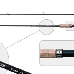 Спиннинг штекерный, 2 колена, Akara Zester, IM7,3-18,2.7 м, уголь; ZR-3-18-270