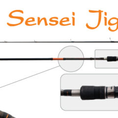 Спиннинг штекерный (угольный) 2 колена S Master 3166 Chokai Series Sensei Jig IM12 (10-30) 2,36 м; 3166-236