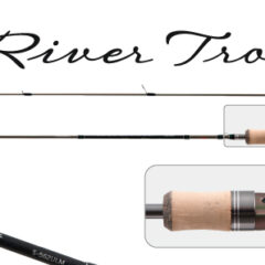 Спиннинг штекерный (угольный) 2 колена S Master K1225 River Trout S-602ULM TX-20 (0,5-5,6гр.) 1,83 м; K1225-183