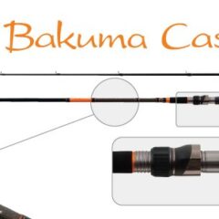 Спиннинг штекерный, 2 колена, S Master LC1231 Chokai Series Bakuma Cast, 802HF TX-20,21-56г, 2.44 м, уголь; LC1231-244