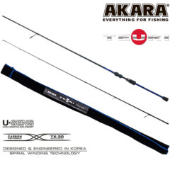 Спиннинг штекерный (угольный) 2 колена Akara Teuri MLS662 TX-30 (5,5-17,5) 1,98 м; S662ML-198