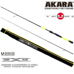 Спиннинг штекерный (угольный) 2 колена Akara Teuri MHS762 TX-30 (14-35) 2,3 м; S762MH-230