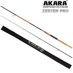 Спиннинг штекерный (угольный) 2 колена Akara Zester Pro TX-20 (10-30) 2,4 м; ZRP-10-30-240