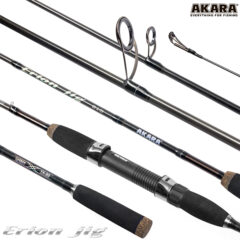 Спиннинг штекерный (угольный) 2 колена Akara Erion Jig TX-30 (2-8) 1,98 м; AE19-2-198