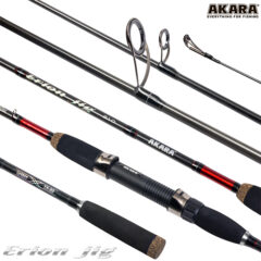 Спиннинг штекерный (угольный) 2 колена Akara Erion Jig TX-30 (10-30) 2,48 м; AE19-10-248