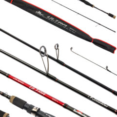 Спиннинг штекерный (угольный) 2 колена Surf Master Ultra L (1-10) 2,4 м; SM-240L