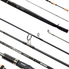 Спиннинг штекерный (угольный) 2 колена Akara Axiom M (6-28) 2,25 м; AA-225M