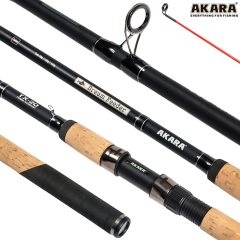 Удилище штекерное (угольное) фидерное 3 колена Akara Bream TX-20 (60-120-180 гр.) 3,9 м; AB-390