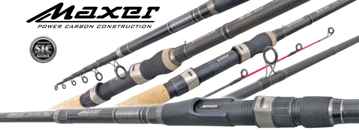 Удилище карповое Konger MAXER BLACK CARP 390/3/3.5 Lbs, 3.90 м, 3.50 г — изображение 2