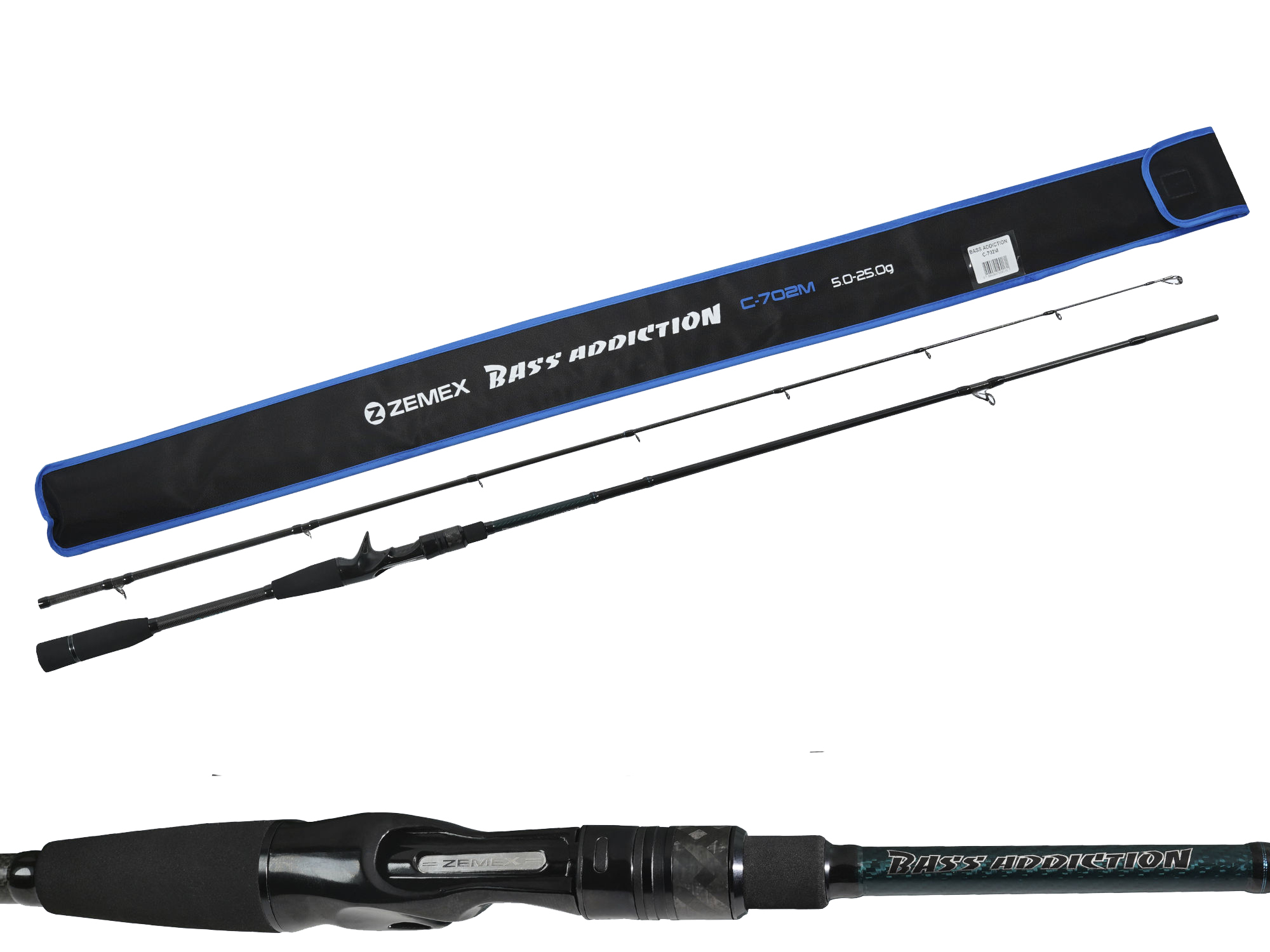 Спиннинг ZEMEX BASS ADDICTION Casting C702M 5-25 g