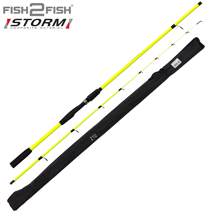 Спиннинг штекерный (стекловолокно) 2 колена Fish2Fish Storm (100-200) 1,65 м; F2FS-165 — изображение 3