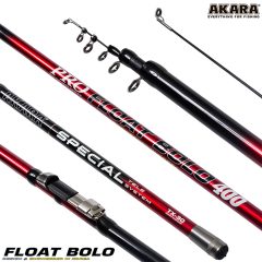 Удилище телескопическое (угольное) д/с Akara Float Bolo (15-35) 4,0 м; AFB-400
