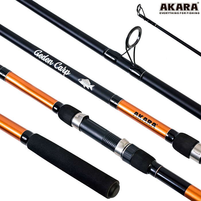 Удилище штекерное (угольное) карповое 3 колена Akara L17031 Geden Carp TX-20 3,50 Lb 3,6 м; L17031-350/360 — изображение 2