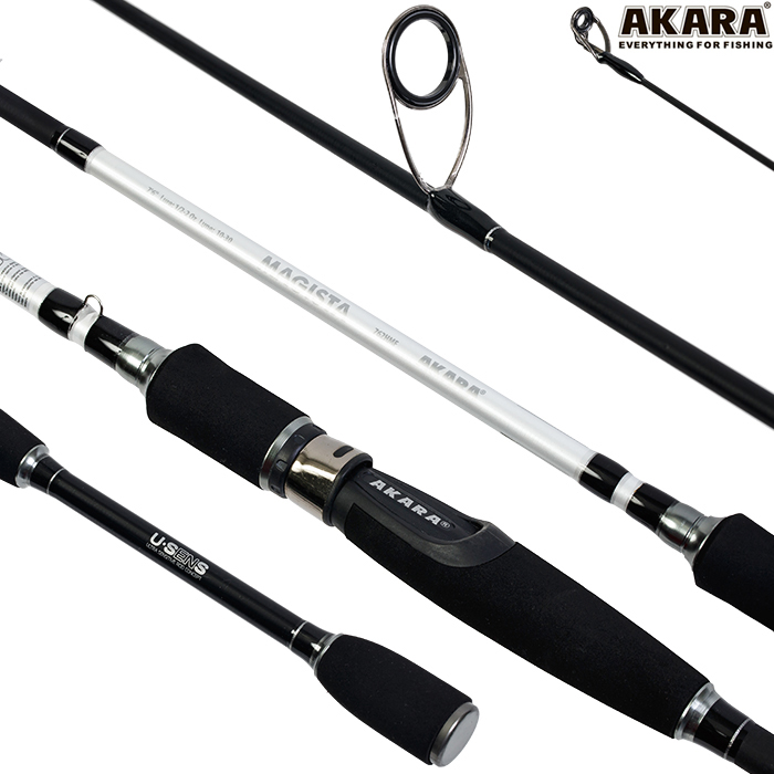 Спиннинг штекерный (угольный) 2 колена Akara Magista HMF 762 TX-20 (14,0-56,0) 2,28 м; 762HMF-228 — изображение 2