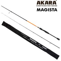 Спиннинг штекерный (угольный) 2 колена Akara Magista MMF2 822 TX-20 (5,5-28,0) 2,48 м; 822MMF2-248
