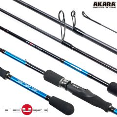 Спиннинг штекерный (угольный) 2 колена Akara Teuri MS762 TX-30 (8-24,5) 2,3 м; S762M-230