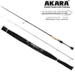 Спиннинг штекерный (угольный) 2 колена Akara Simanto Micro Jig 712ULMF TX-30 (0,5-5,5) 2,2 м; 712ULMF-220