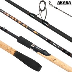 Спиннинг штекерный (угольный) 2 колена Akara Hard Jig HF852 TX-30 (21-56) 2,55 м; 852HF-255