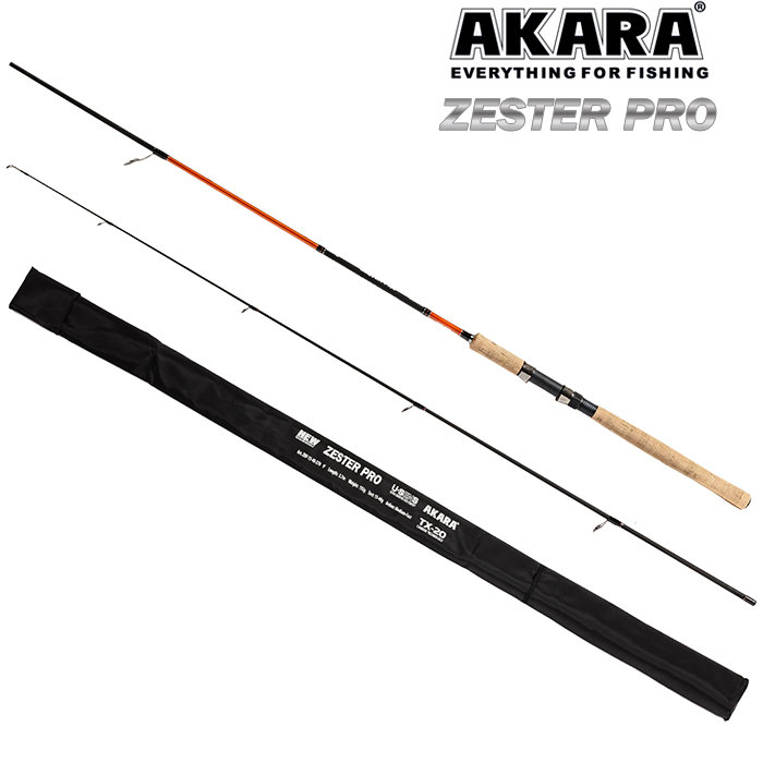 Спиннинг штекерный (угольный) 2 колена Akara Zester Pro TX-20 (5-25) 2,7 м; ZRP-5-25-270 — изображение 2