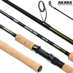 Спиннинг штекерный (угольный) 2 колена Akara Zester Pro TX-20 (15-40) 2,4 м; ZRP-15-40-240