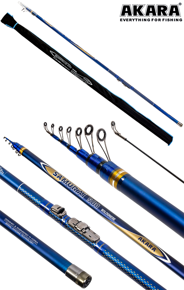 Удилище телескопическое (угольное) д/с Akara Samurai IM9 (10-30) 5,0 м; ASAI-500 — изображение 3