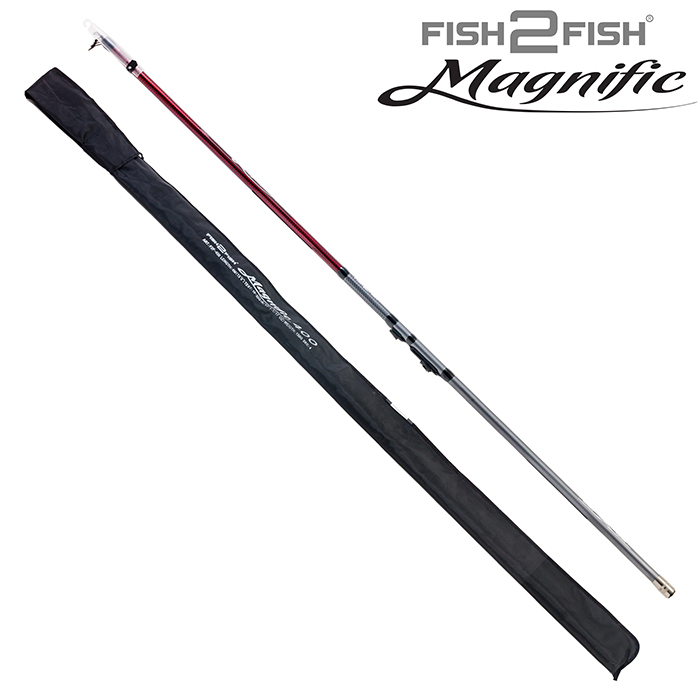 Удилище телескопическое (угольное) д/с Fish2Fish Magnific TX-20 (10-30) 4,0 м; F2F-AMA-400