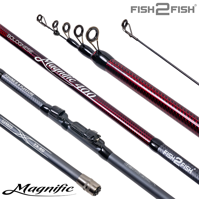 Удилище телескопическое (угольное) д/с Fish2Fish Magnific TX-20 (10-30) 6,0 м; F2F-AMA-600 — изображение 2