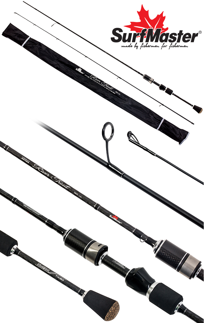 Спиннинг штекерный (угольный) 2 колена S Master River Trout UL (0,6-6) 1,8 м; RT-180UL — изображение 3