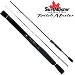 Спиннинг штекерный (угольный) 2 колена S Master Twich Master MH (10,5-28) 1,98 м; SMTM-198MH