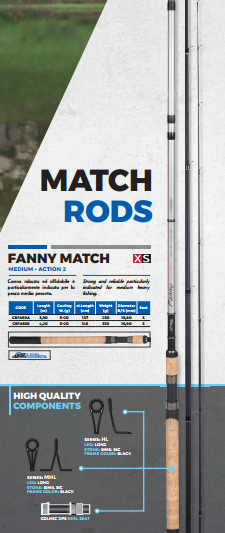 Матчевое удилище Colmic Fanny Match 4.2м, 5-20гр