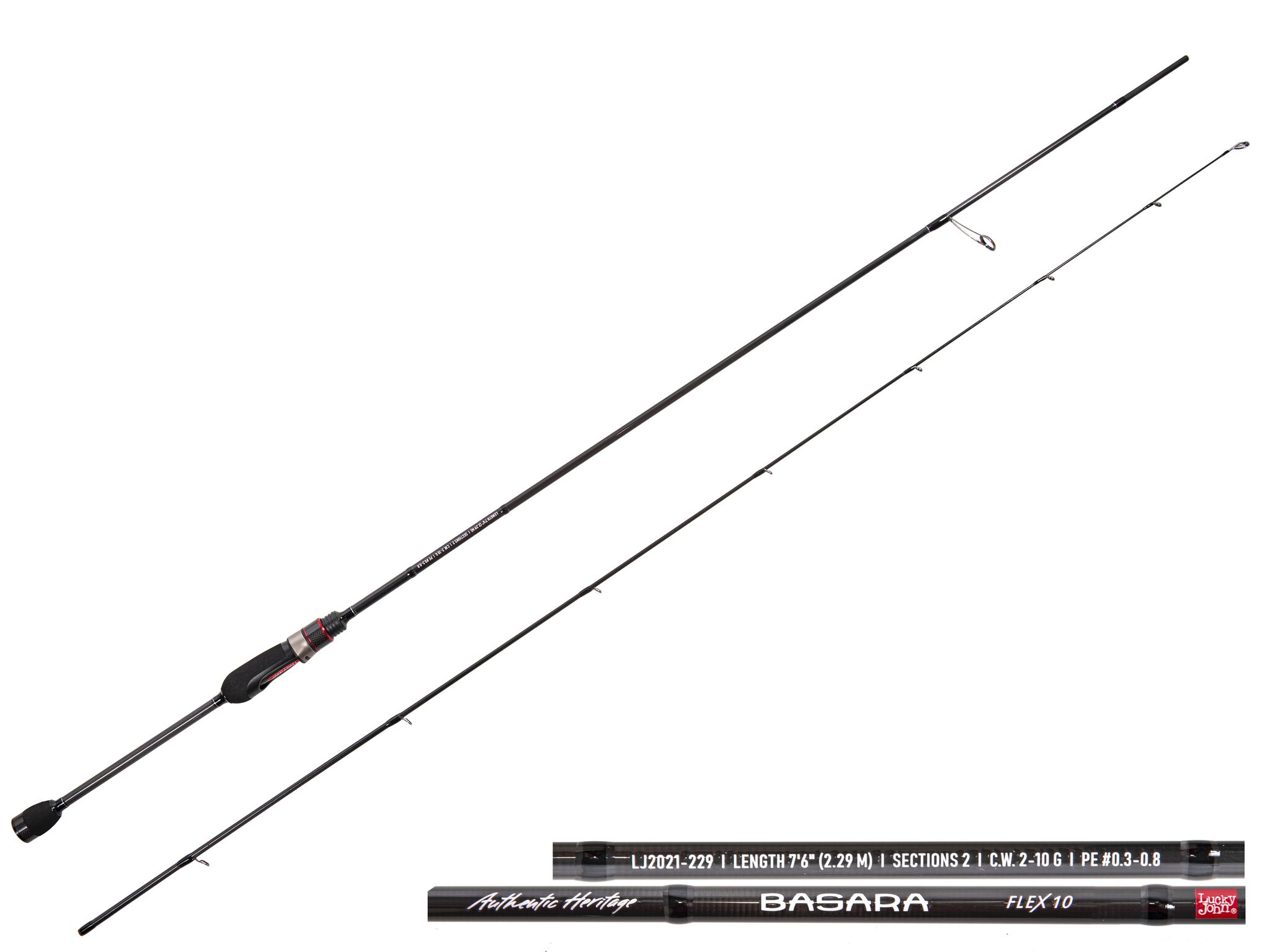 Спиннинг Lucky John Basara FLEX 10 7'6"/2.29